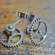 Illustration for article titled 3D-Printed Cufflinks for Teeny Tiny Bikes Are Cooler than the Alternative